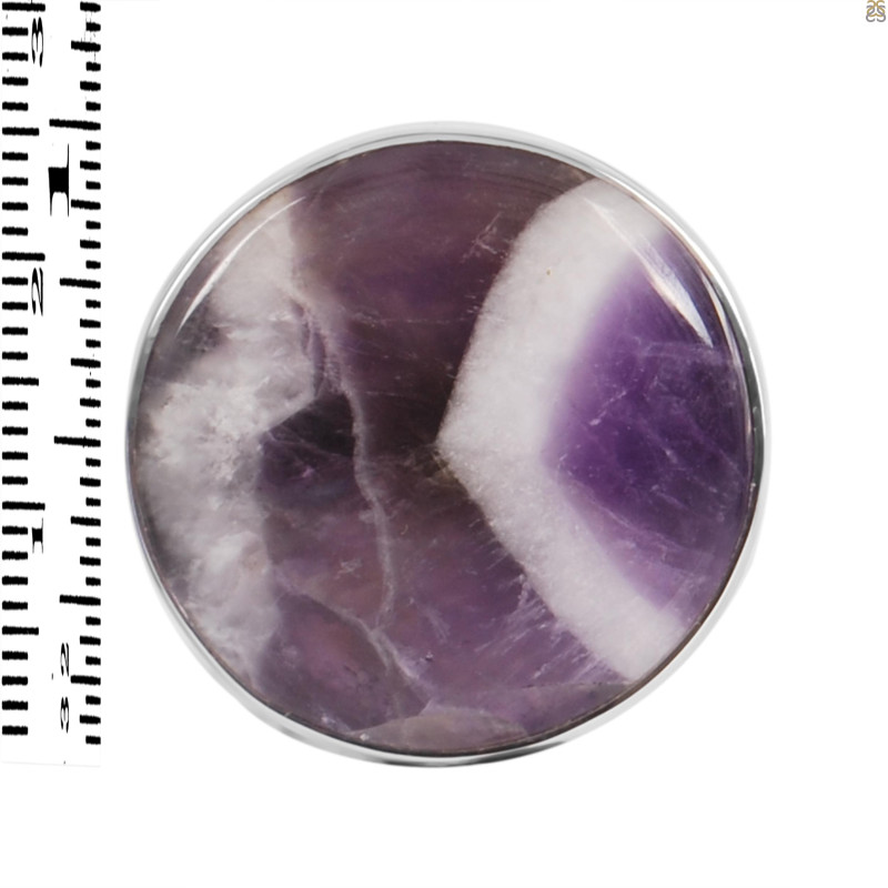 Amethyst Lace Agate Adjustable Ring-ADJ-R ALA-2-112