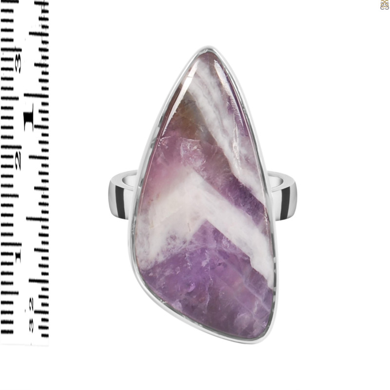 Amethyst Lace Agate Adjustable Ring-ADJ-R ALA-2-92