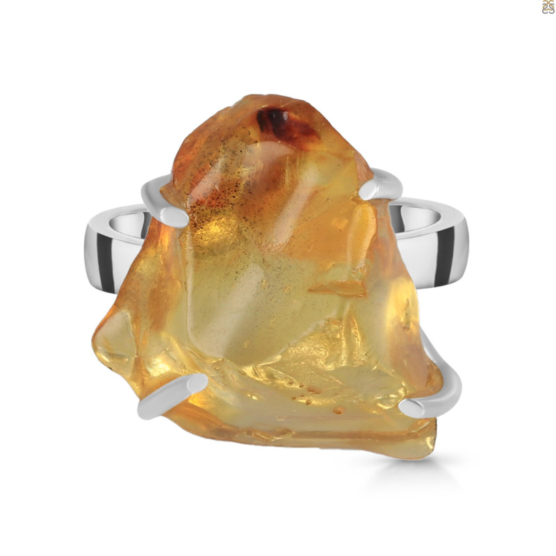 Amber Ring-R-Size-9 AMB-2-95