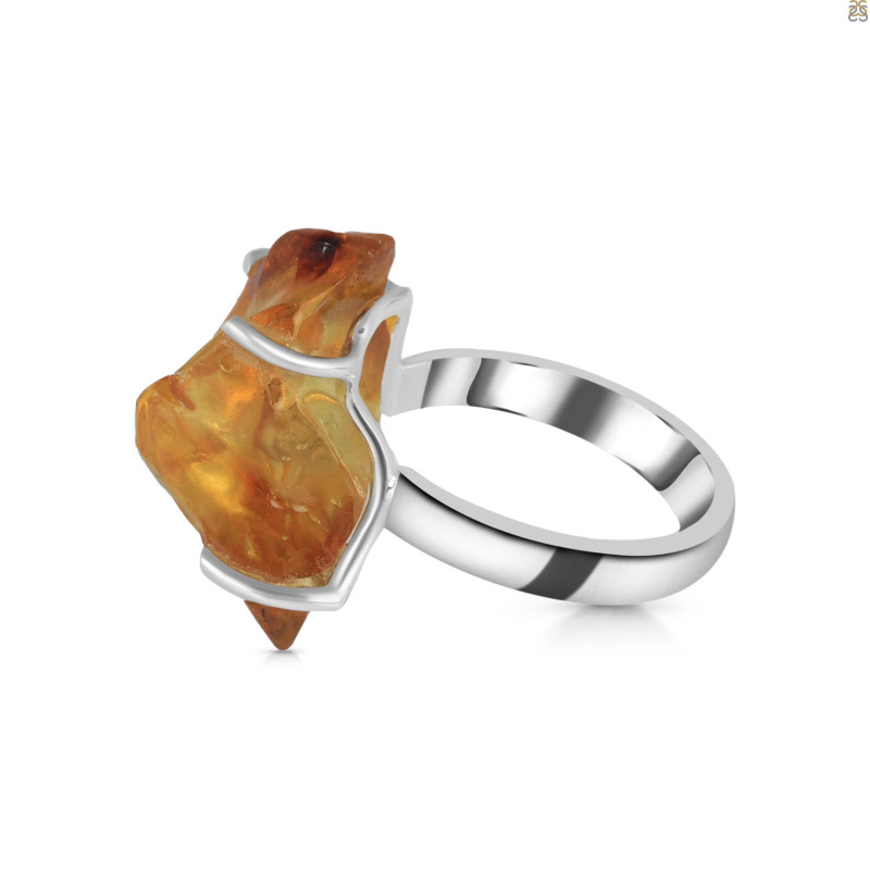 Amber Ring-R-Size-9 AMB-2-95