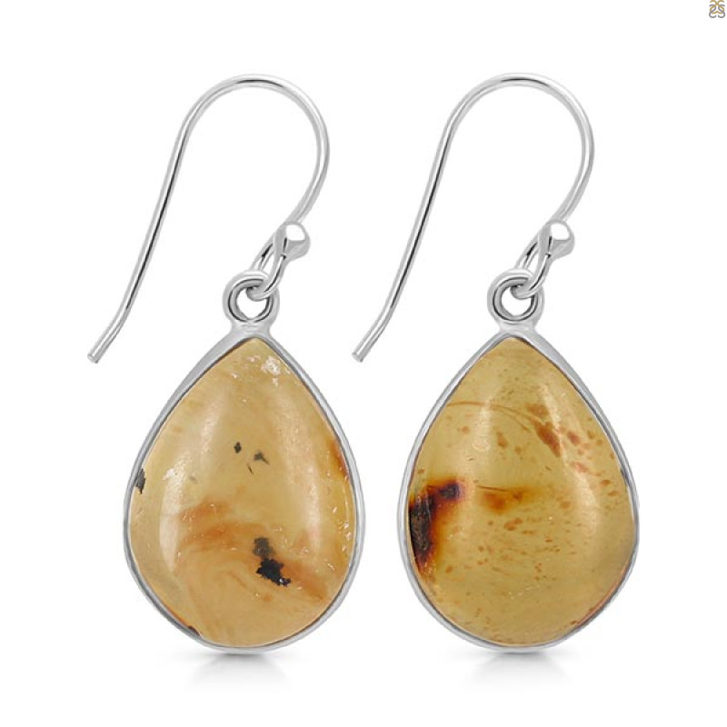Amber Earring-E AMB-3-1