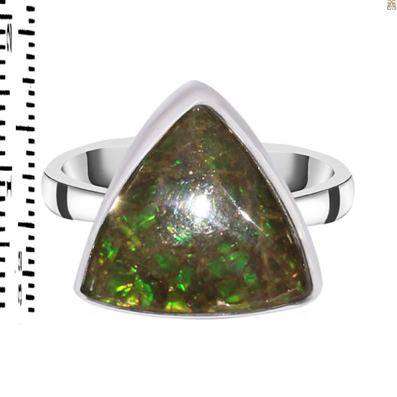 Ammolite Adjustable Ring-ADJ-R AML-2-14