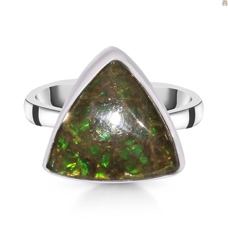 Ammolite Adjustable Ring-ADJ-R AML-2-14