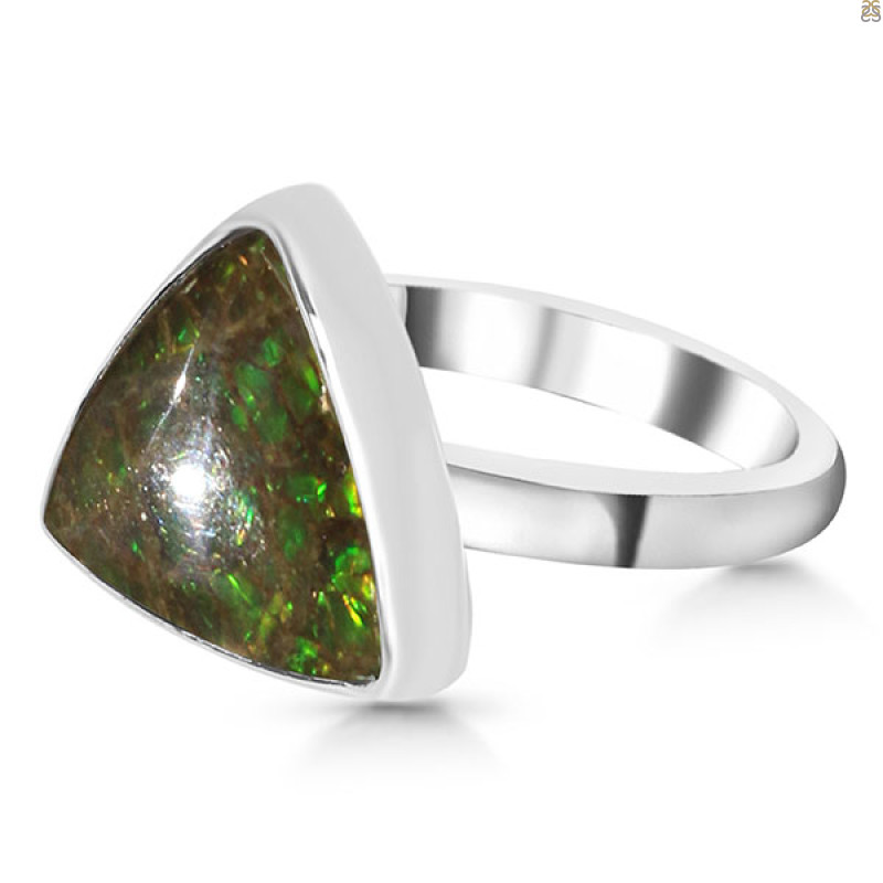 Ammolite Adjustable Ring-ADJ-R AML-2-14