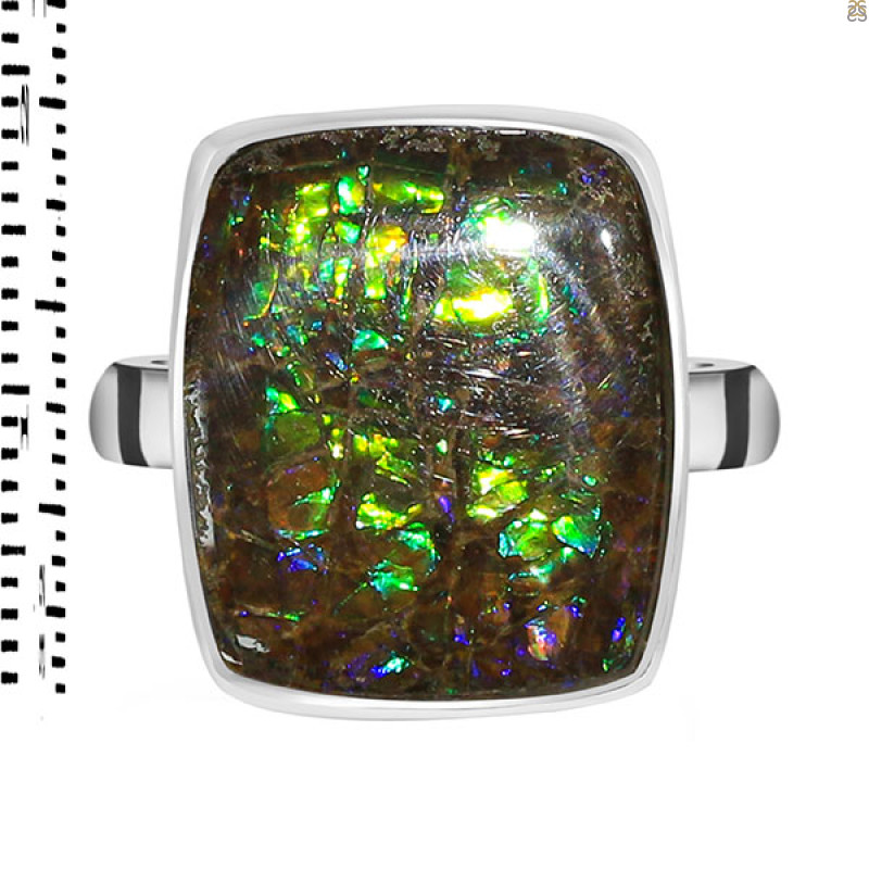Ammolite Adjustable Ring-ADJ-R AML-2-21