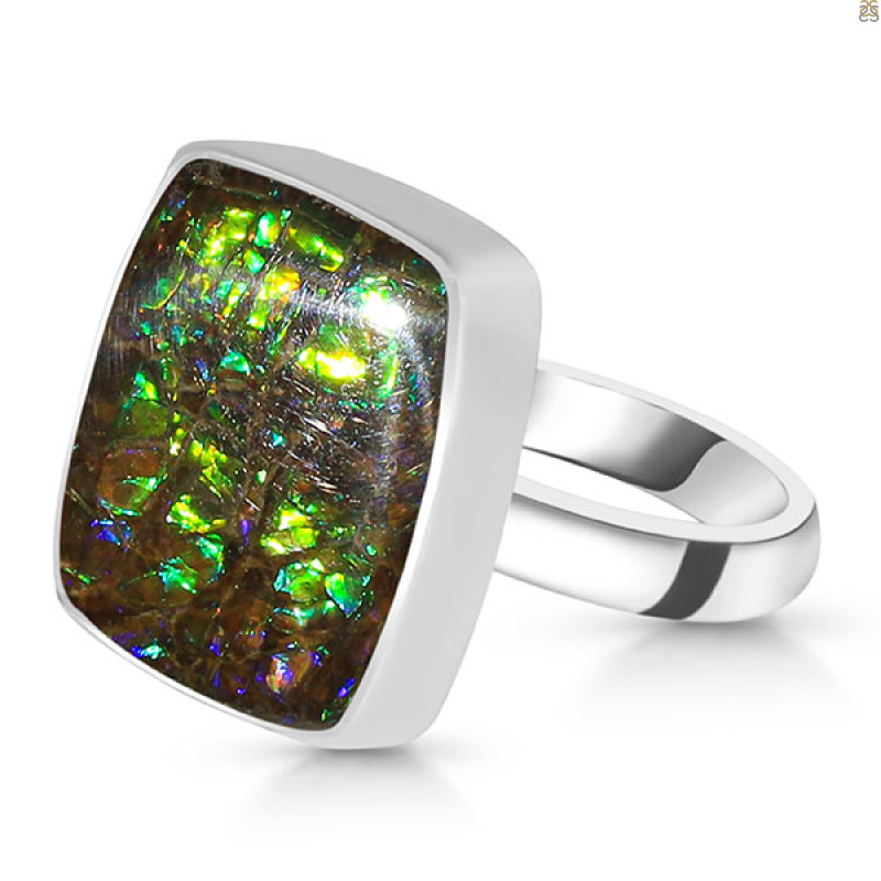 Ammolite Adjustable Ring-ADJ-R AML-2-21