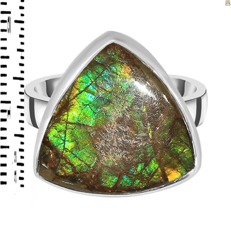 Ammolite Adjustable Ring-ADJ-R AML-2-26