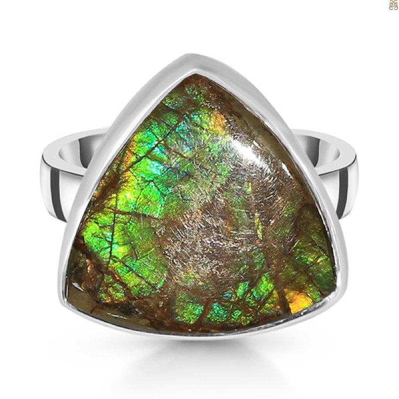 Ammolite Adjustable Ring-ADJ-R AML-2-26