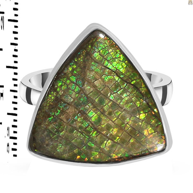 Ammolite Adjustable Ring-ADJ-R AML-2-8
