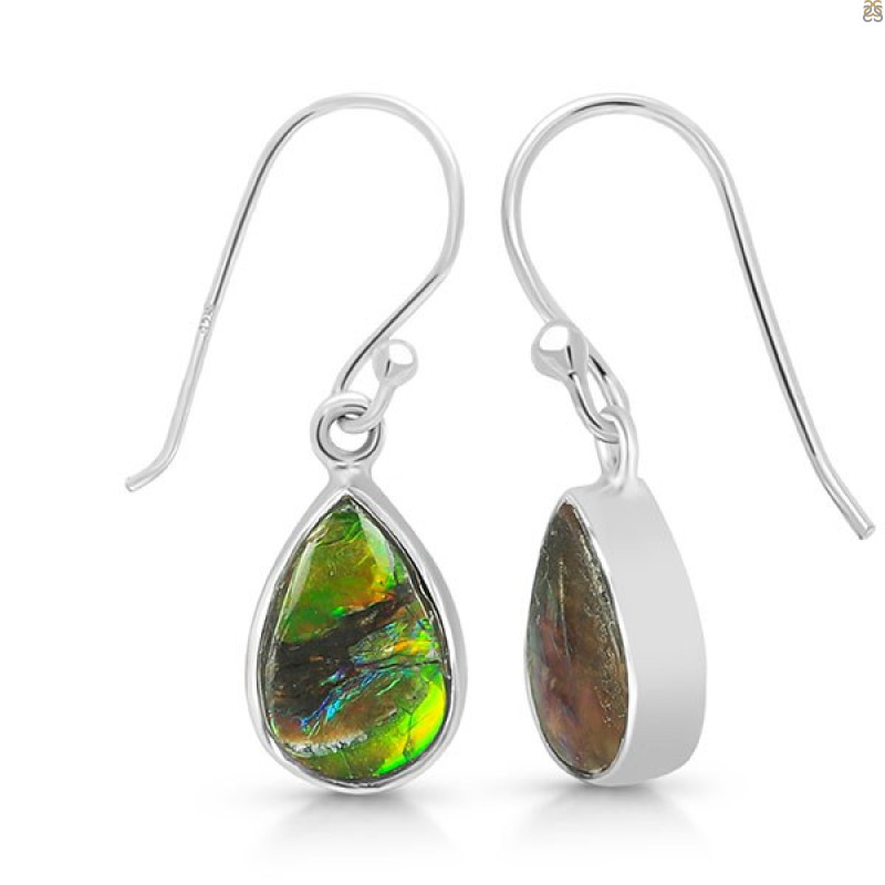 Ammolite Earring-E AML-3-17