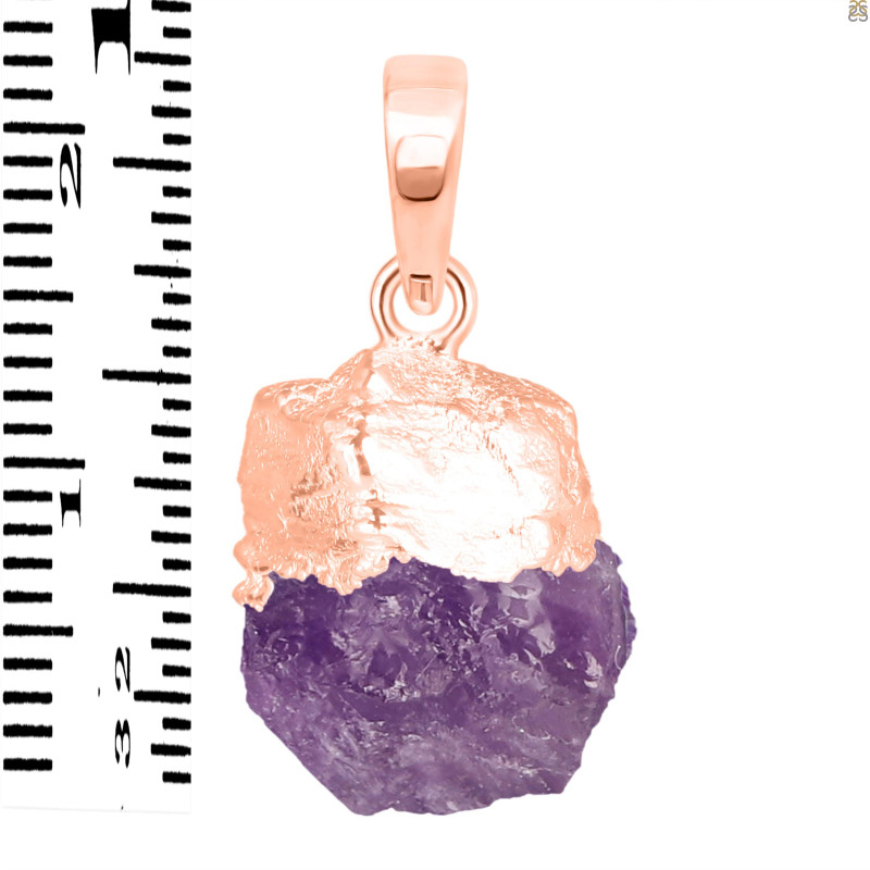 Amethyst Raw Crystal Pendant AMT-RCYP-1