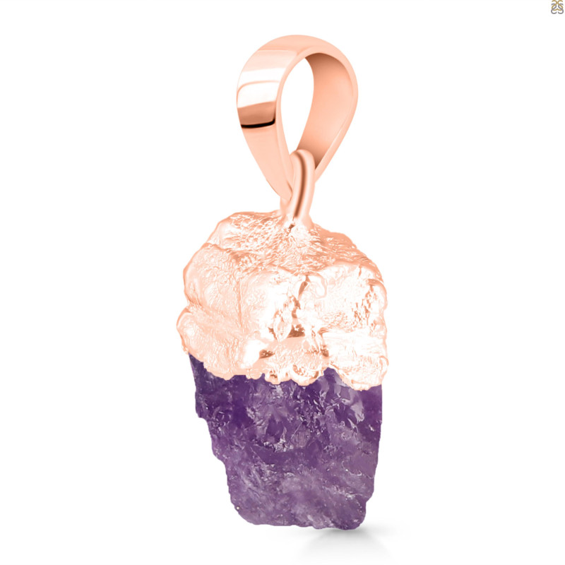 Amethyst Raw Crystal Pendant AMT-RCYP-1