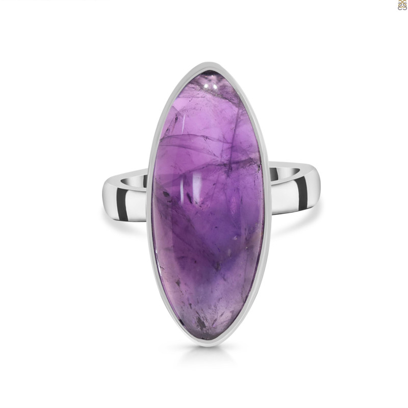 Amethyst Adjustable Ring-ADJ-R AMT-2-235