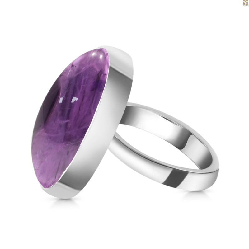 Amethyst Adjustable Ring-ADJ-R AMT-2-263