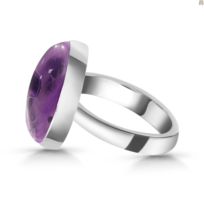 Amethyst Adjustable Ring-ADJ-R AMT-2-270