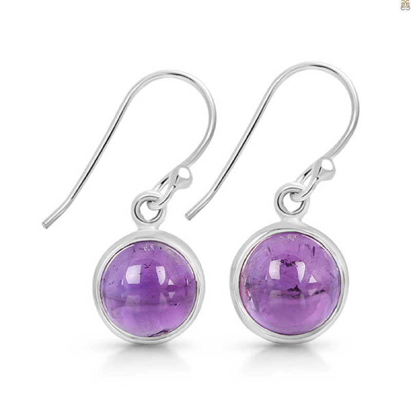 Amethyst Earring-E AMT-3-38