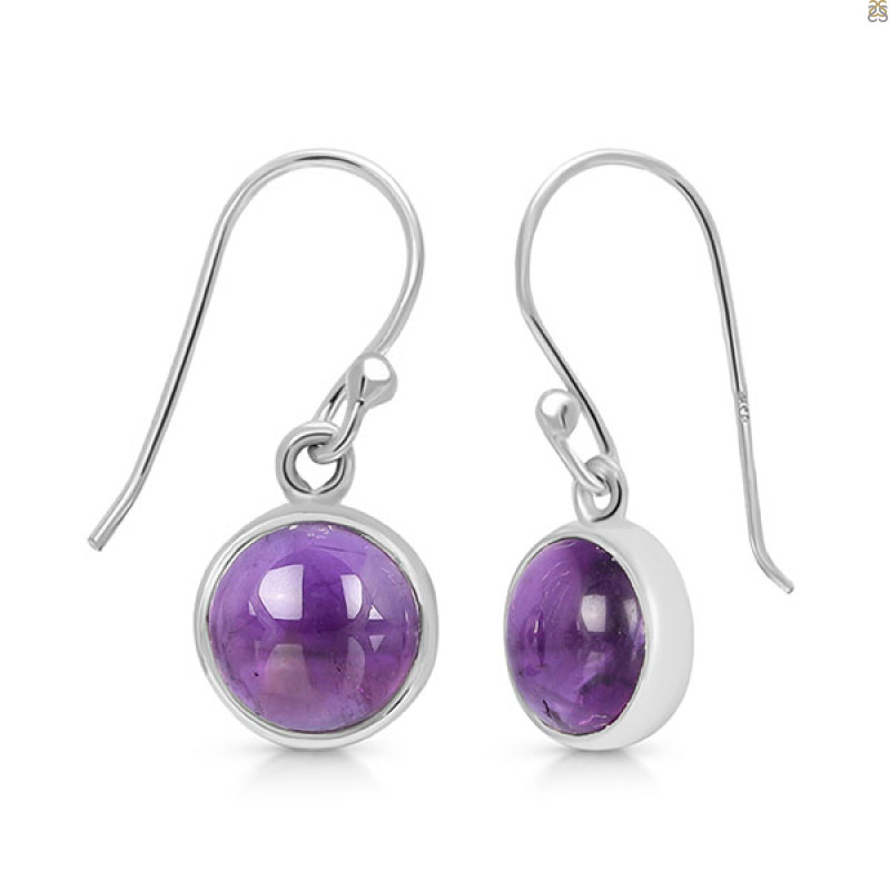 Amethyst Earring-E AMT-3-42