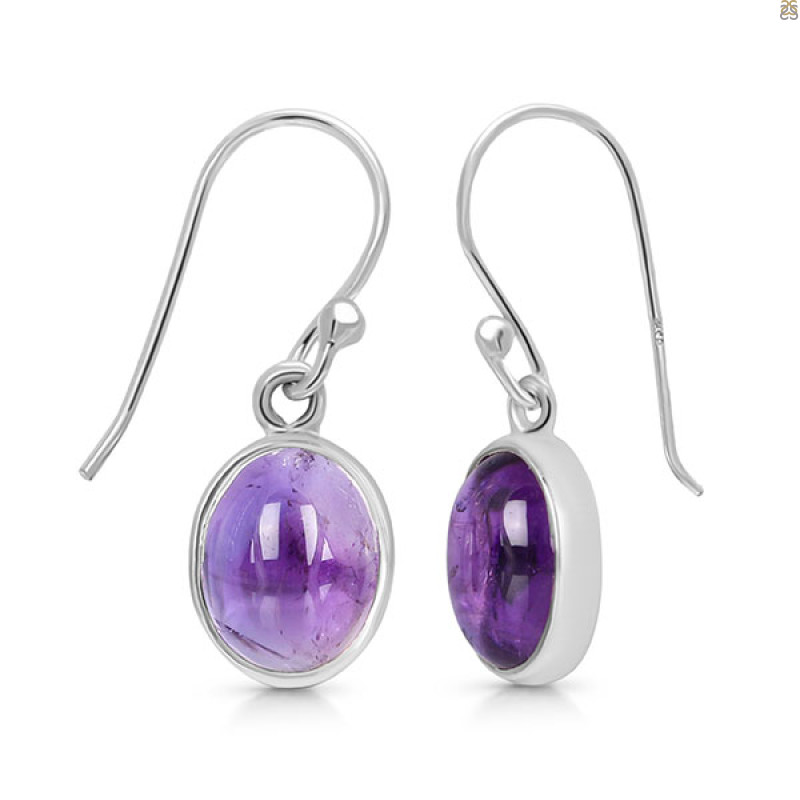Amethyst Earring-E AMT-3-44