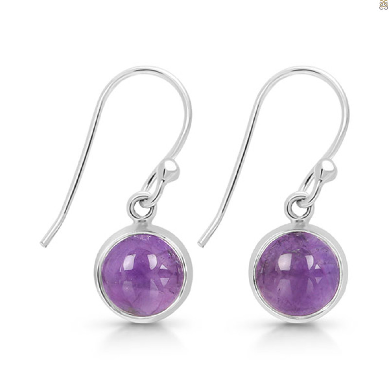 Amethyst Earring-E AMT-3-47