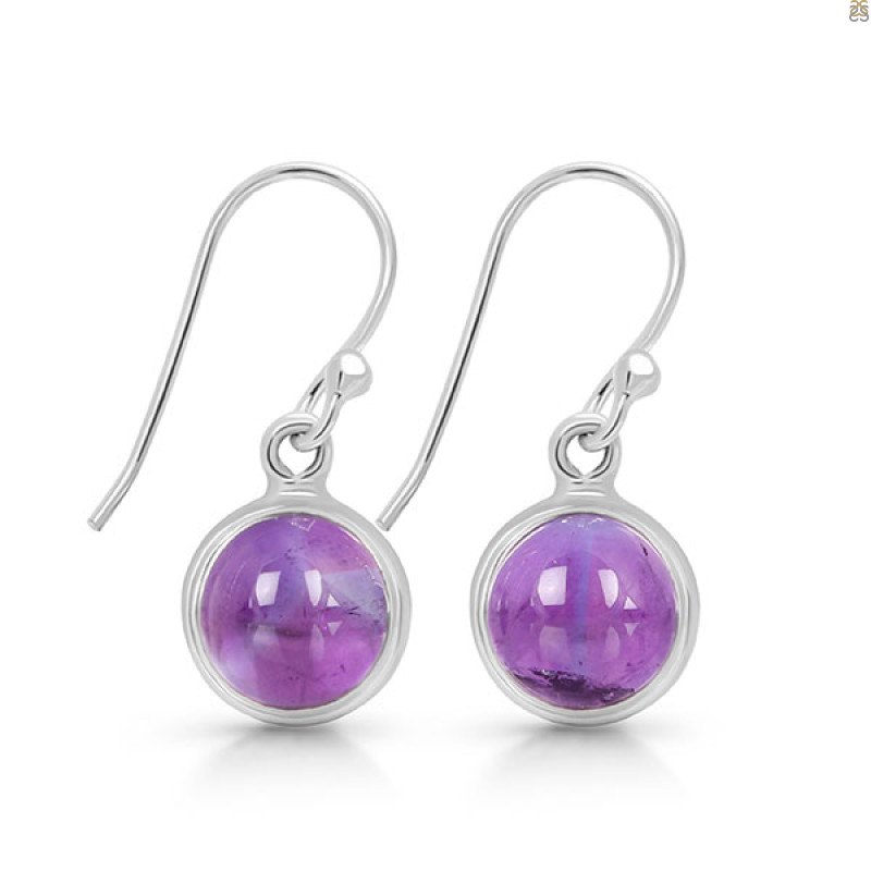 Amethyst Earring-E AMT-3-58
