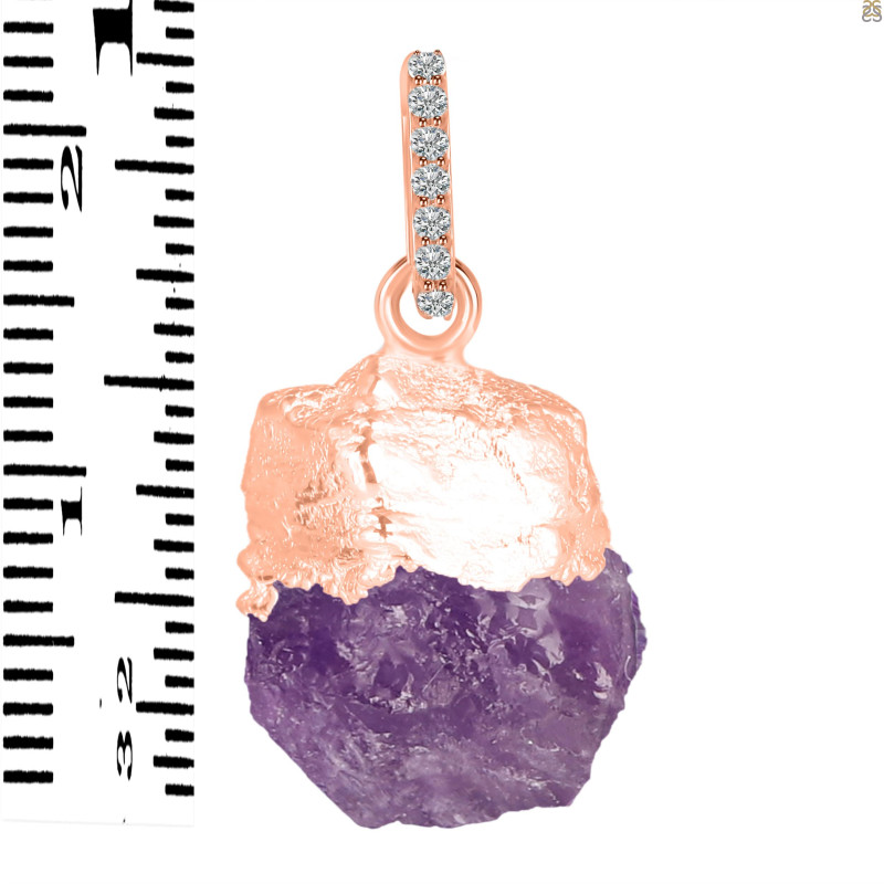 Amethyst Raw Crystal Pendant AMT-RCYP-2