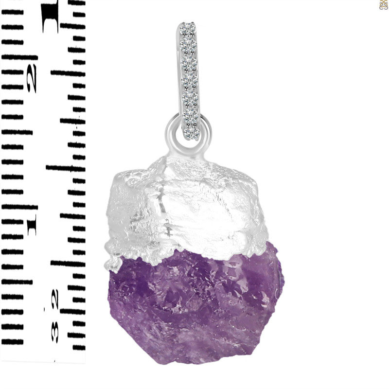 Amethyst Raw Crystal Pendant AMT-RCYP-2