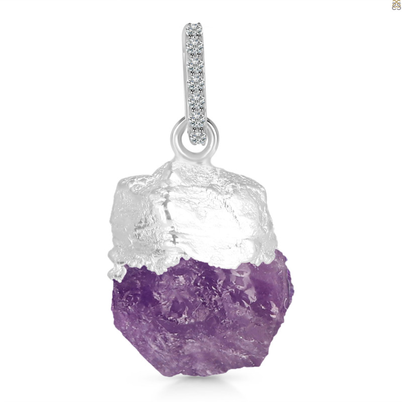 Amethyst Raw Crystal Pendant AMT-RCYP-2