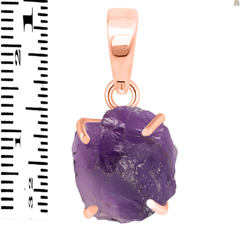 Amethyst Raw Crystal Pendant AMT-RCYP-3