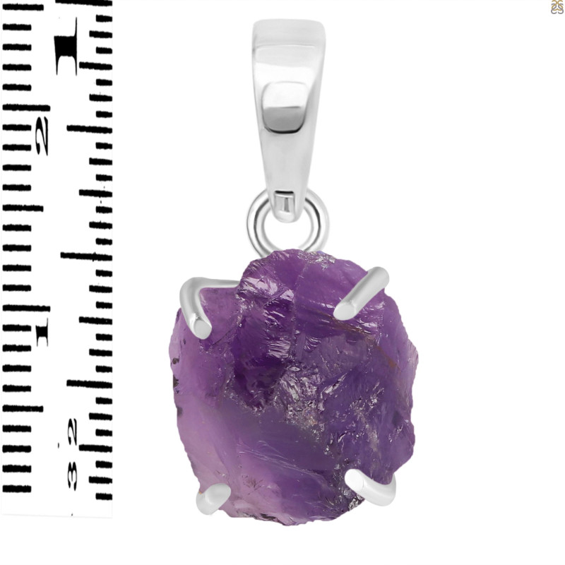 Amethyst Raw Crystal Pendant AMT-RCYP-3