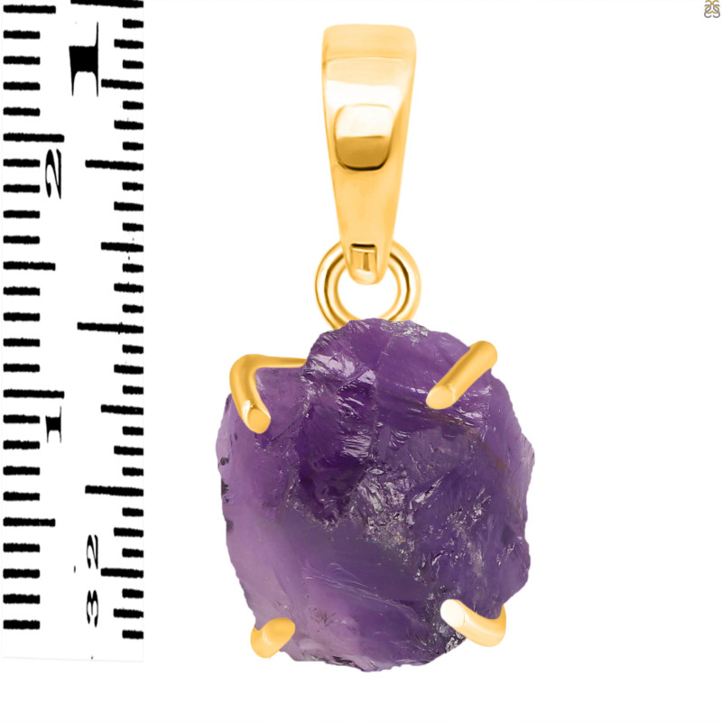Amethyst Raw Crystal Pendant AMT-RCYP-3