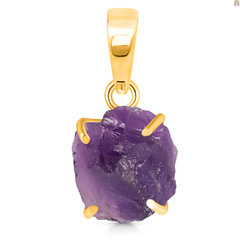 Amethyst Raw Crystal Pendant AMT-RCYP-3