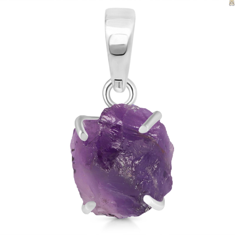 Amethyst Raw Crystal Pendant AMT-RCYP-3