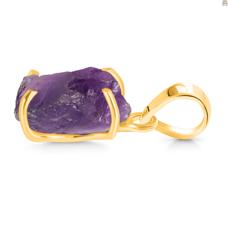 Amethyst Raw Crystal Pendant AMT-RCYP-3