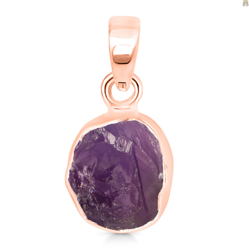 Amethyst Raw Crystal Pendant AMT-RCYP-5