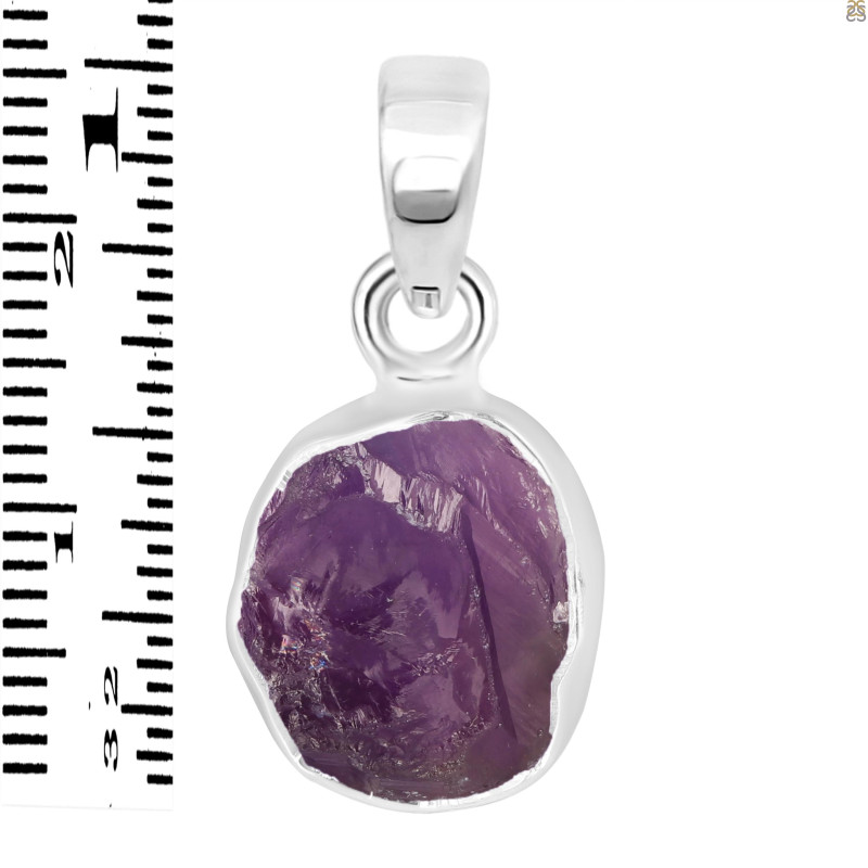 Amethyst Raw Crystal Pendant AMT-RCYP-5