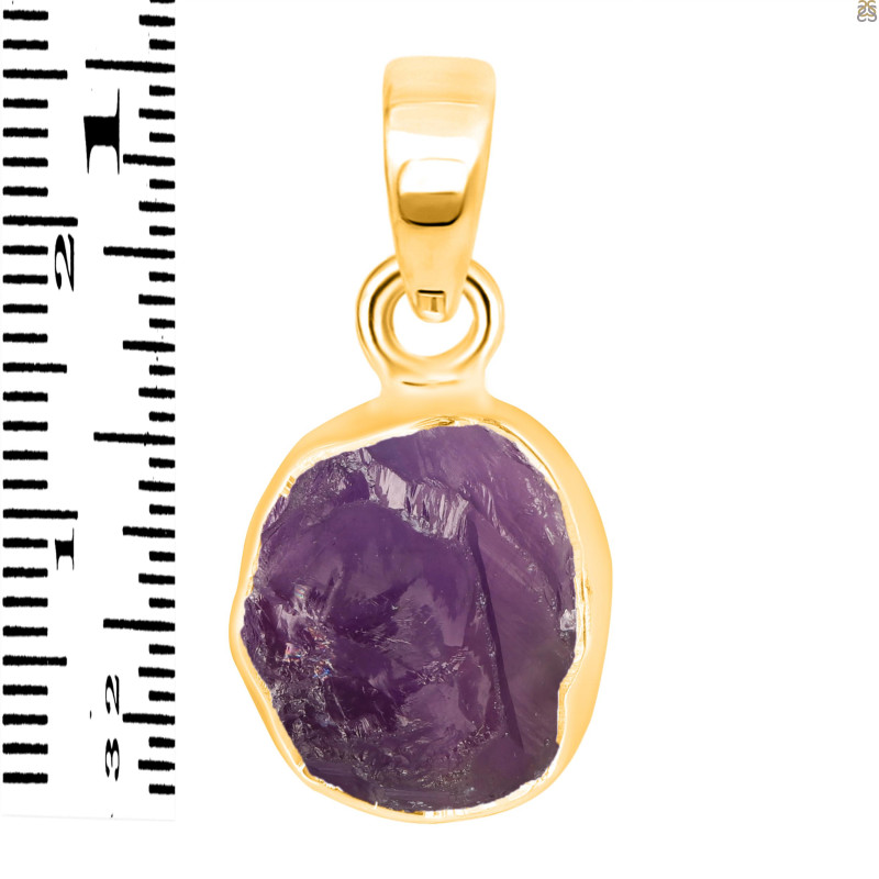 Amethyst Raw Crystal Pendant AMT-RCYP-5