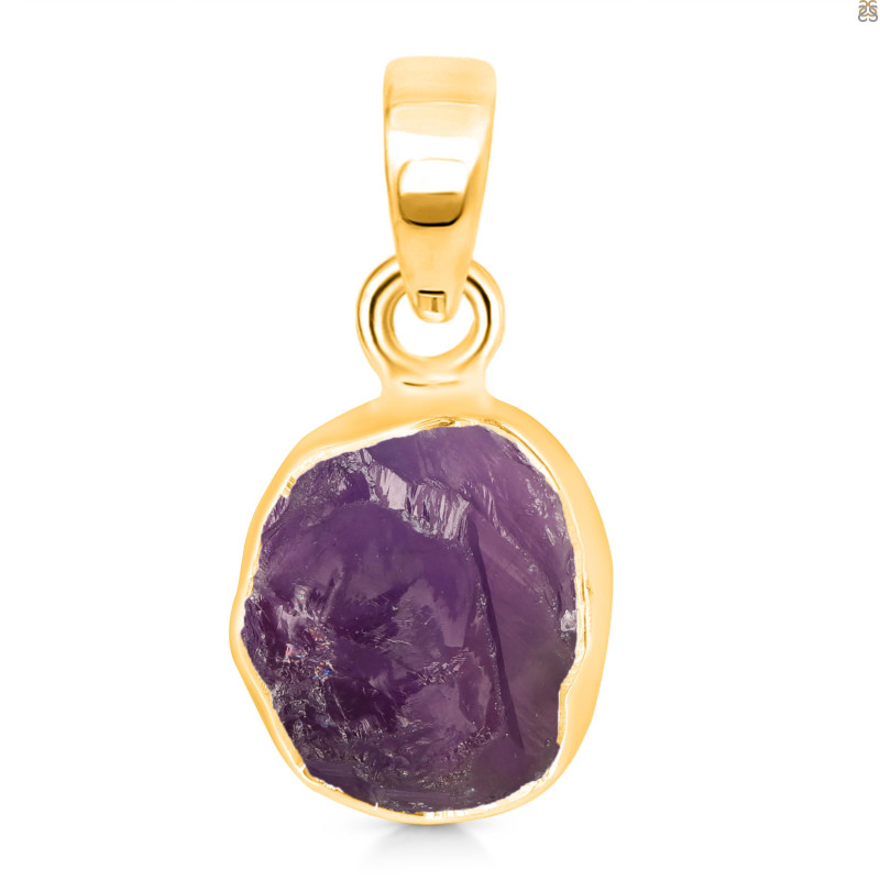 Amethyst Raw Crystal Pendant AMT-RCYP-5