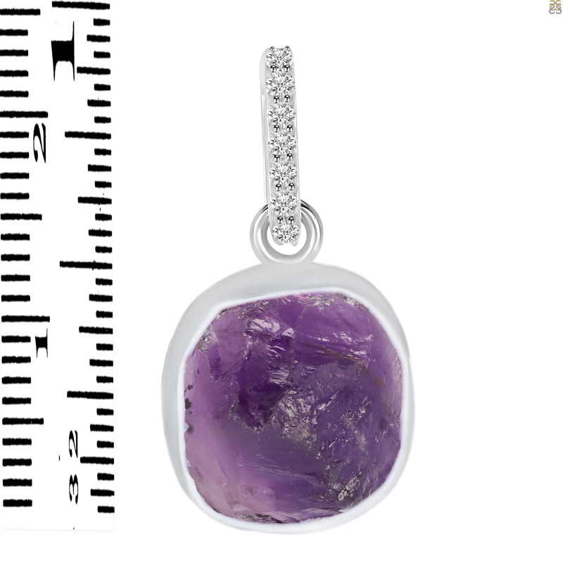 Amethyst Raw Crystal Pendant AMT-RCYP-6
