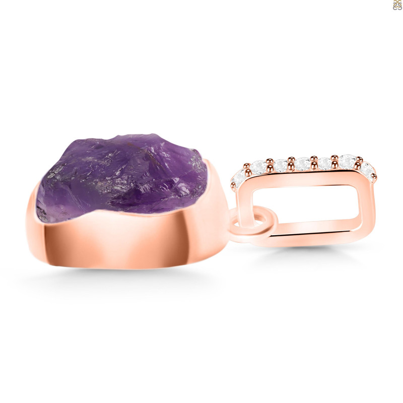 Amethyst Raw Crystal Pendant AMT-RCYP-6