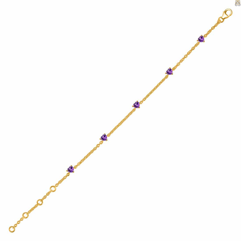 Amethyst Bracelet AMT-RDB-169.