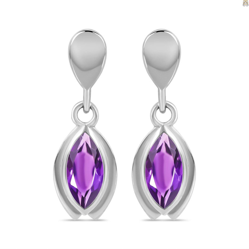 Amethyst Earring AMT-RDE-22.