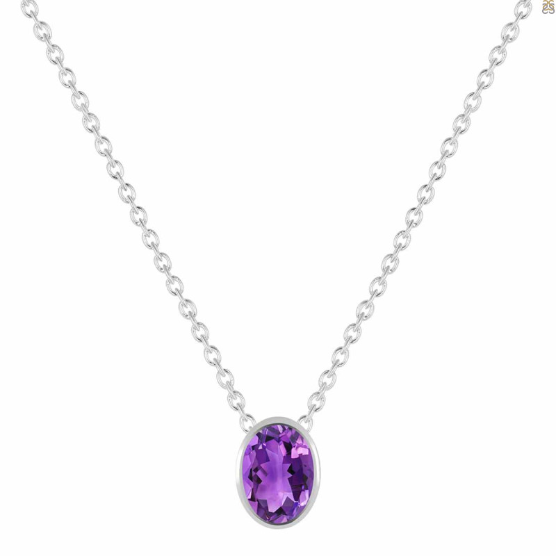 Amethyst Necklace AMT-RDN-455.