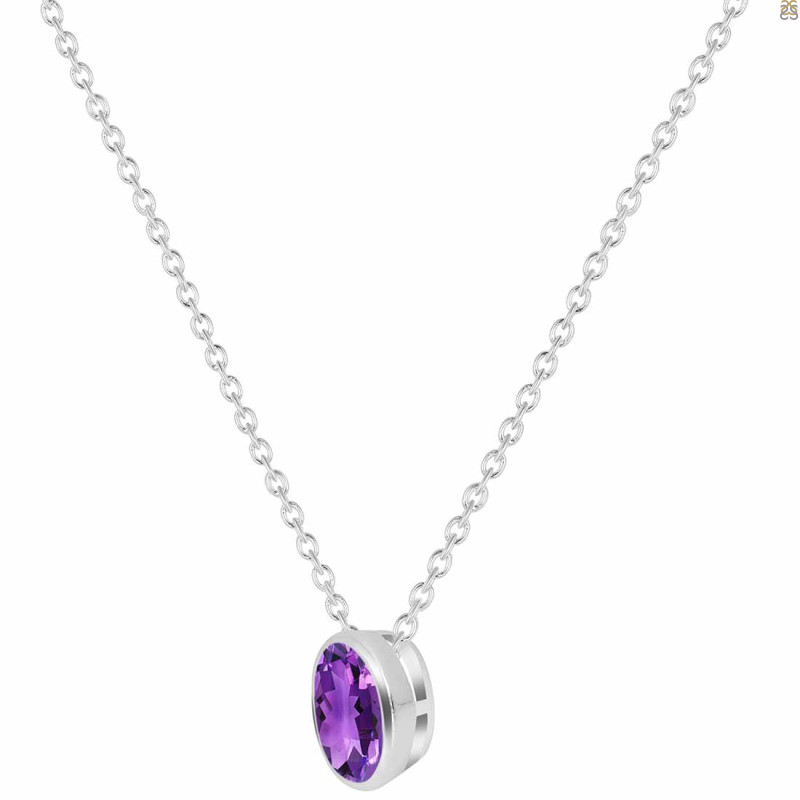 Amethyst Necklace AMT-RDN-456.