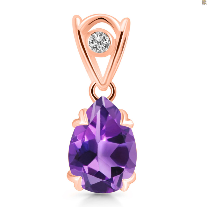 Amethyst Pendant AMT-RDP-752-V-LOOP.