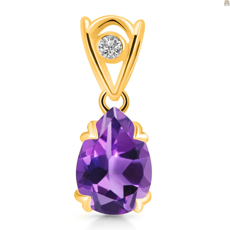 Amethyst Pendant AMT-RDP-752-V-LOOP.