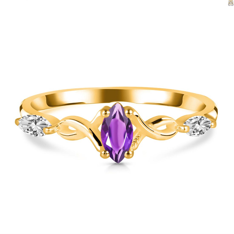 Amethyst Ring AMT-RDR-2663.