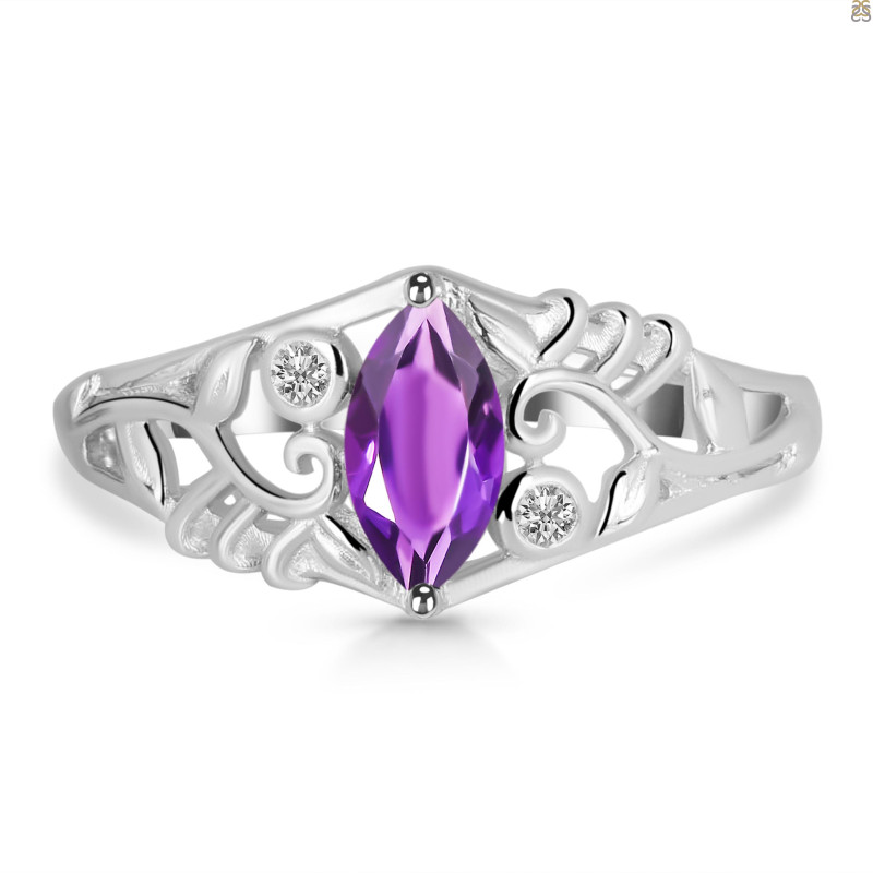 Amethyst Ring AMT-RDR-370.