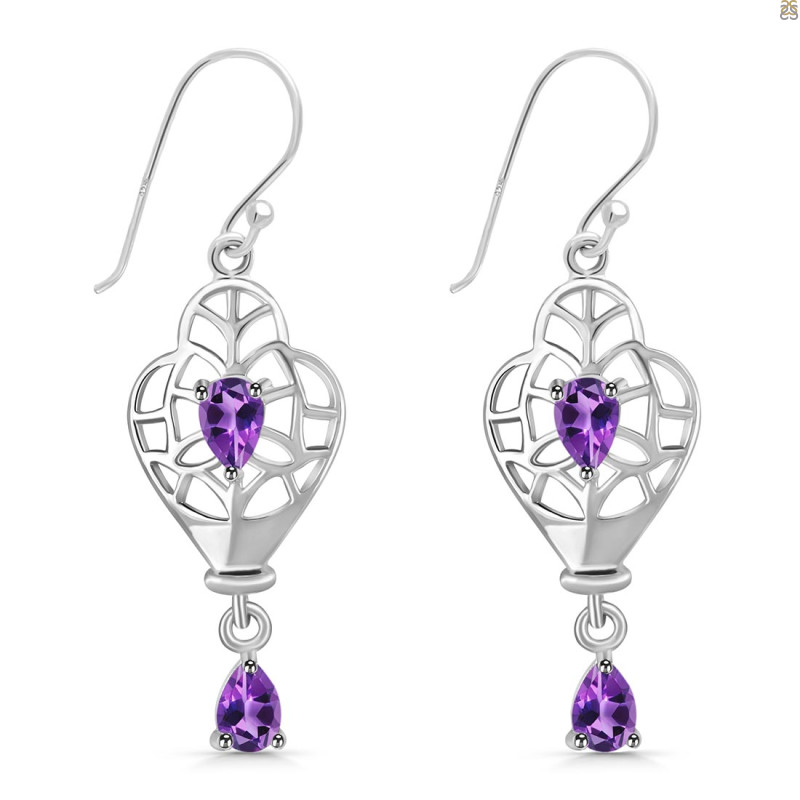Amethyst Earring AMT-RDE-67.