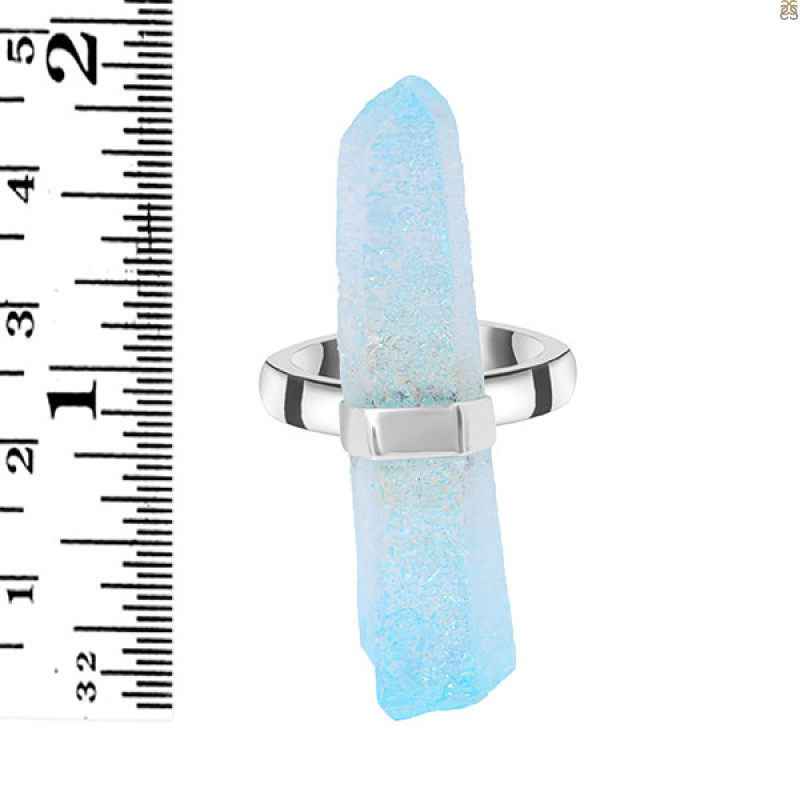 Aqua Aura Pencil Rod Ring-R-Size-7 AQA-2-1