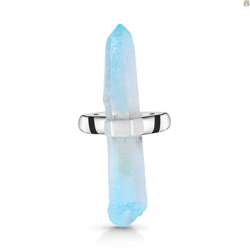 Aqua Aura Pencil Rod Ring-R-Size-7 AQA-2-17